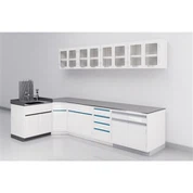 Çelik-Ahşap Laboratuvar Tezgahı